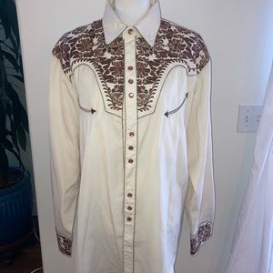 Scully Western Embroidery Shirt